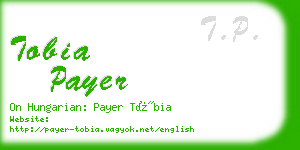 tobia payer business card